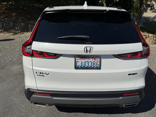 White 2024 Honda CR-V Hybrid Sport