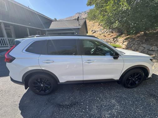 White 2024 Honda CR-V Hybrid Sport