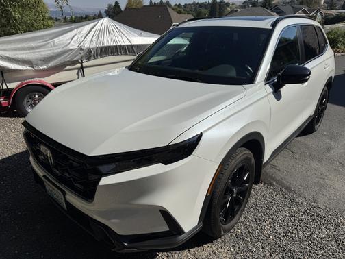 White 2024 Honda CR-V Hybrid Sport