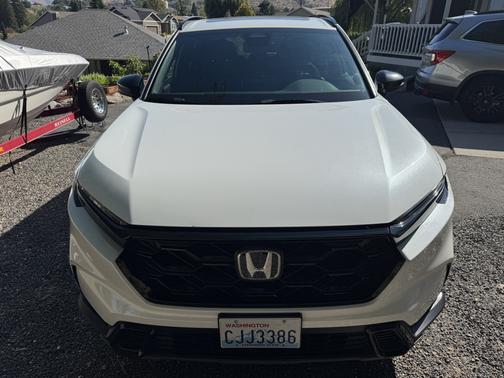White 2024 Honda CR-V Hybrid Sport