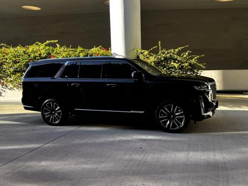 Black 2021 Cadillac Escalade ESV Luxury