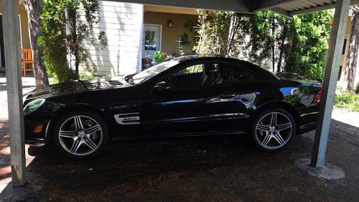 Black 2009 Mercedes-Benz SL-Class SL63 AMG Roadster