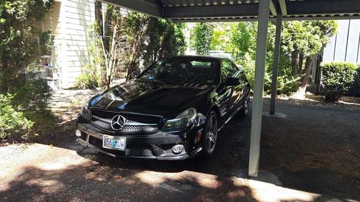 Black 2009 Mercedes-Benz SL-Class SL63 AMG Roadster