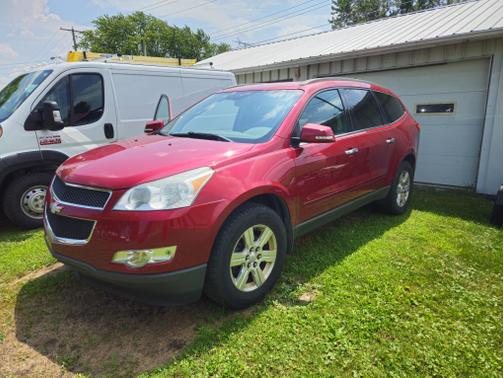 Red 2012 Chevrolet Traverse LT