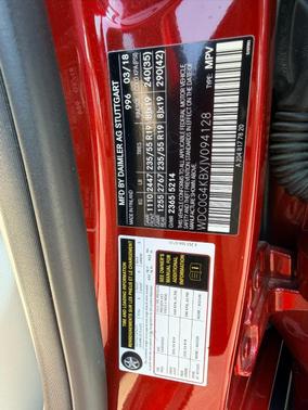 Red 2018 Mercedes-Benz GLC 300 4MATIC