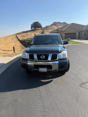 Blue 2007 Nissan Titan SE King Cab