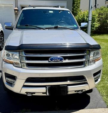 Silver 2017 Ford Expedition EL Platinum