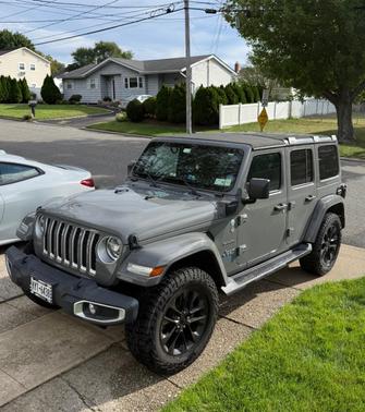 Gray 2021 Jeep Wrangler Unlimited 4xe Sahara