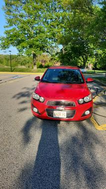 Red 2015 Chevrolet Sonic LTZ