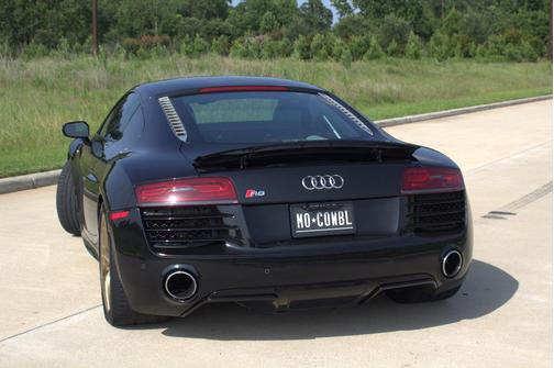 Black 2014 Audi R8 5.2