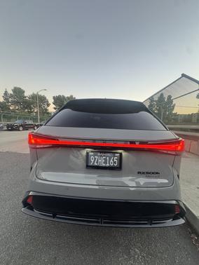 Gray 2026 Lexus RX 500h F SPORT PERFORMANCE