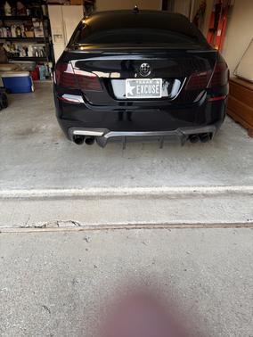 Black 2015 BMW 550 i