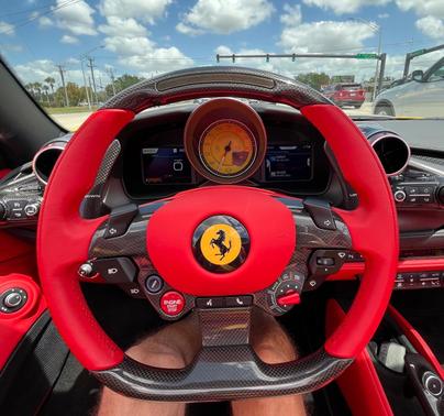 Yellow 2022 Ferrari F8 Spider Base