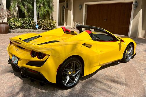 Yellow 2022 Ferrari F8 Spider Base