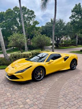 Yellow 2022 Ferrari F8 Spider Base