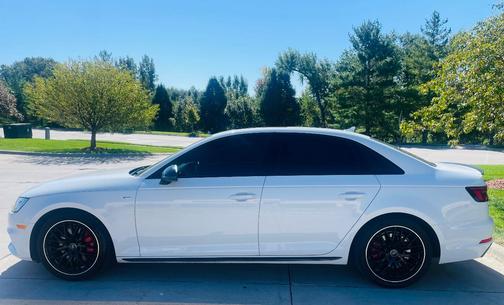 White 2018 Audi A4 2.0T Tech Premium