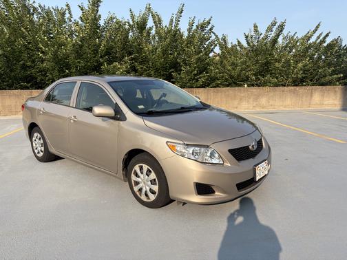 Beige 2010 Toyota Corolla LE