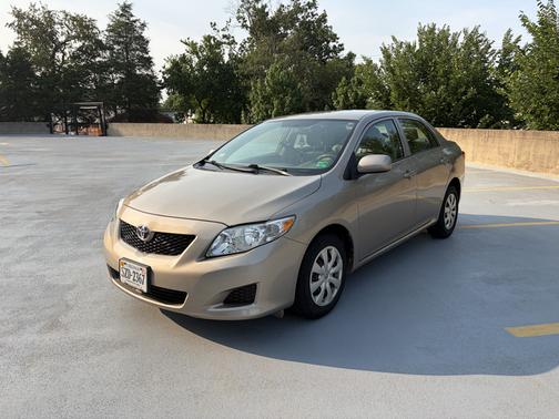 Beige 2010 Toyota Corolla LE