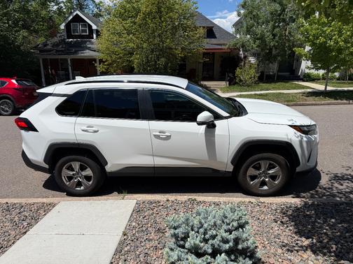 White 2023 Toyota RAV4 XLE