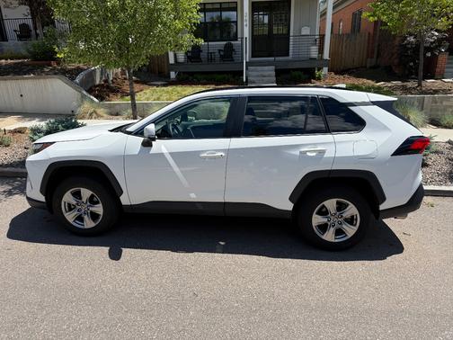 White 2023 Toyota RAV4 XLE