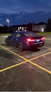 Blue 2022 BMW 540 i xDrive