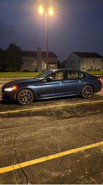 Blue 2022 BMW 540 i xDrive