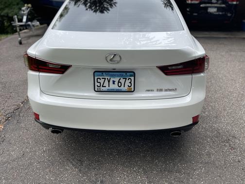 White 2014 Lexus IS 250 Base