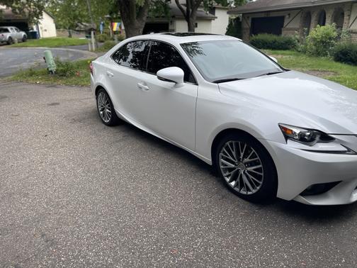 White 2014 Lexus IS 250 Base