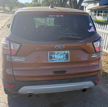 Orange 2017 Ford Escape SE