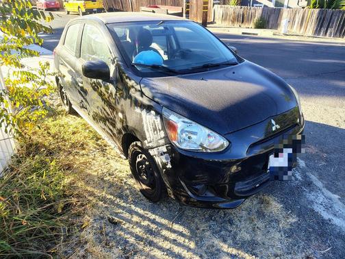 Black 2015 Mitsubishi Mirage DE