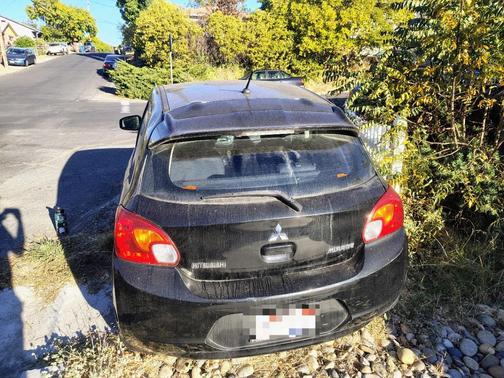 Black 2015 Mitsubishi Mirage DE