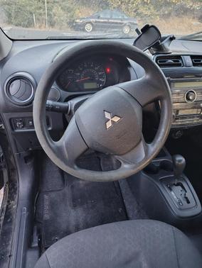 Black 2015 Mitsubishi Mirage DE