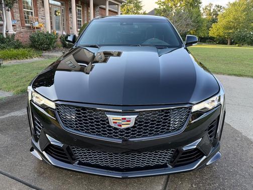 Black 2025 Cadillac CT4-V Blackwing