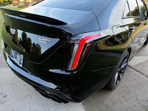 Black 2025 Cadillac CT4-V Blackwing