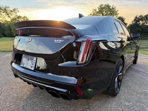 Black 2025 Cadillac CT4-V Blackwing
