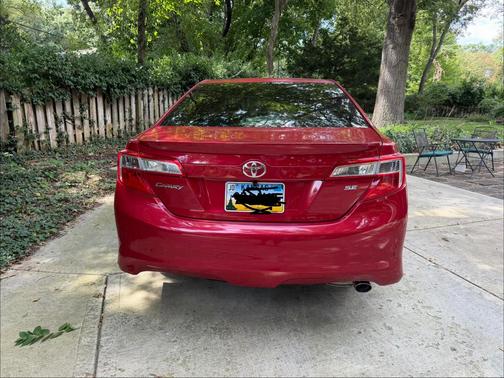 Red 2013 Toyota Camry LE