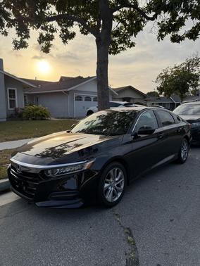 Black 2018 Honda Accord LX