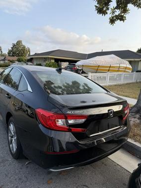 Black 2018 Honda Accord LX