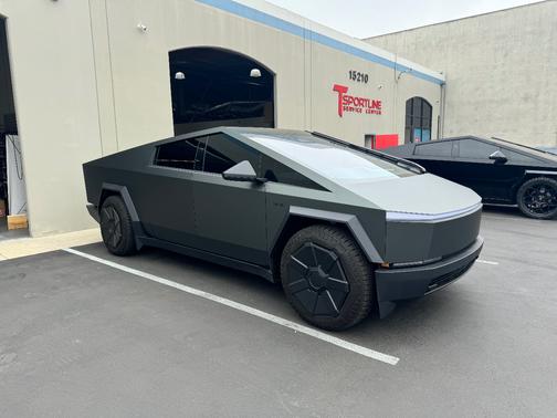 Gray 2024 Tesla Cybertruck Cyberbeast
