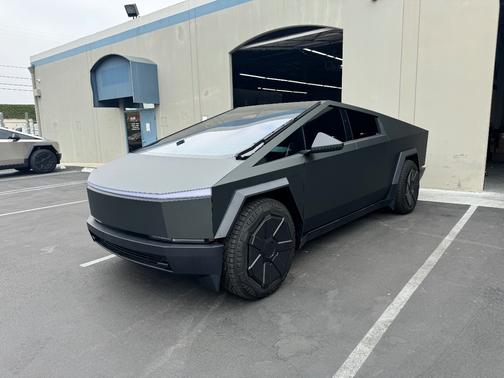 Gray 2024 Tesla Cybertruck Cyberbeast