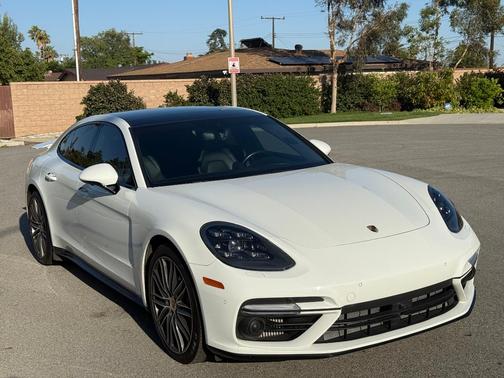White 2017 Porsche Panamera Panamera Turbo