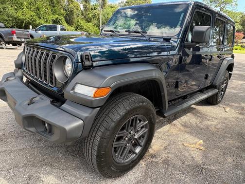 Blue 2025 Jeep Wrangler Sport S