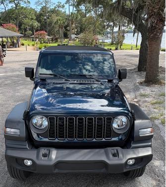 Blue 2025 Jeep Wrangler Sport S