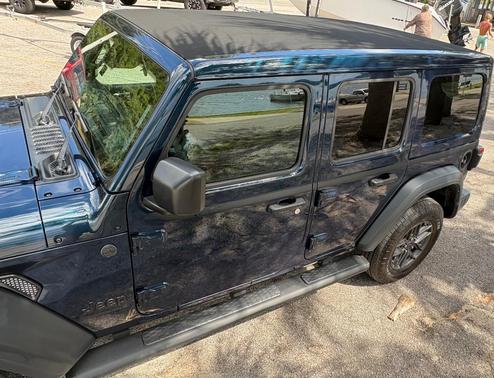 Blue 2025 Jeep Wrangler Sport S