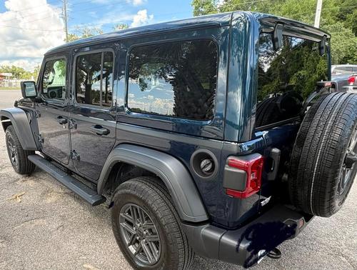 Blue 2025 Jeep Wrangler Sport S