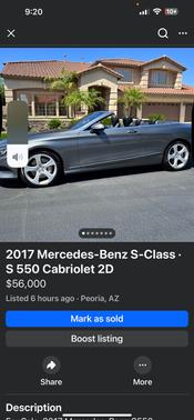2017 Mercedes-Benz S-Class S 550