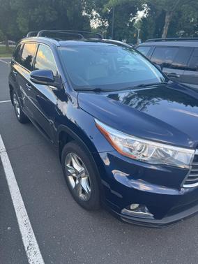 Blue 2016 Toyota Highlander Limited Platinum