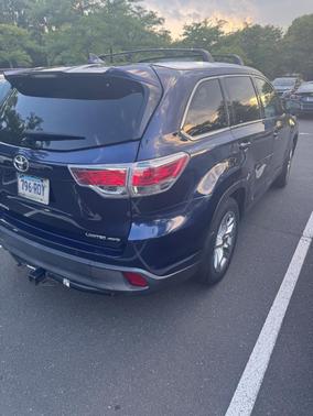 Blue 2016 Toyota Highlander Limited Platinum