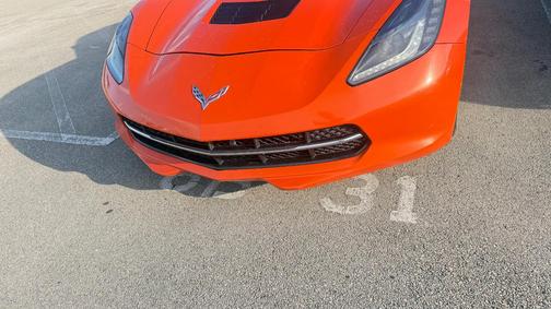Orange 2019 Chevrolet Corvette Stingray