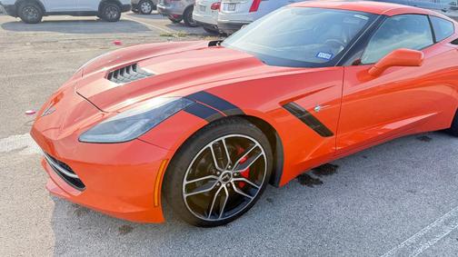 Orange 2019 Chevrolet Corvette Stingray